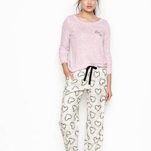 Victorias secret flannel pjs set